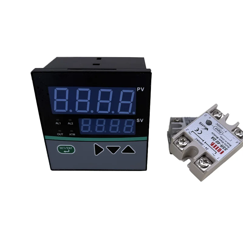 PID Temperature Controller RTD Temperature Sensor with Double-Screen Display Instruments Thermocouple K-type J/T Type