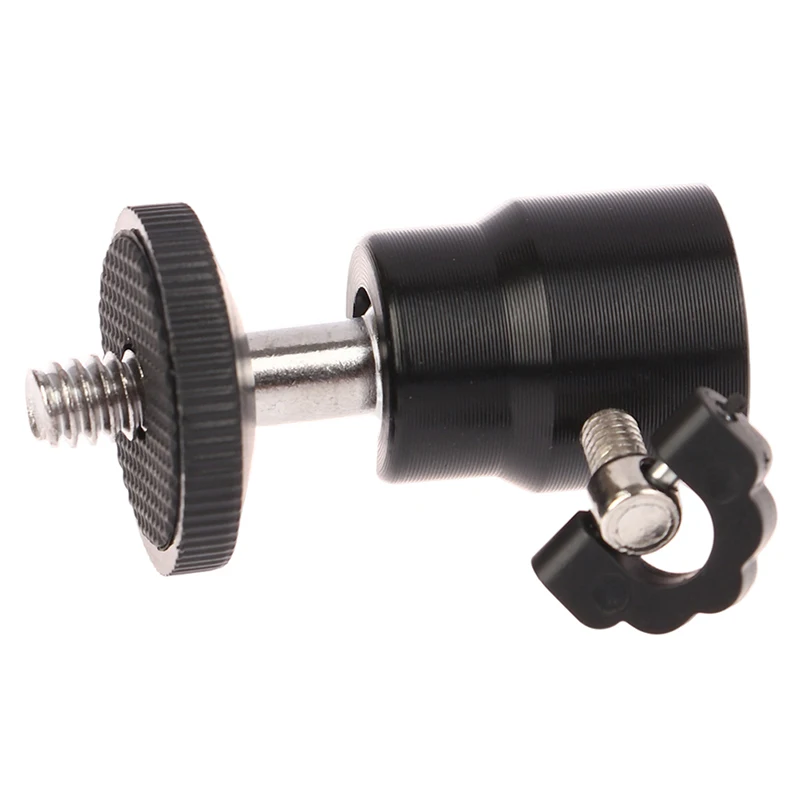Luz LED câmera tripé, Flash suporte titular, Mount adaptador de sapato quente, berço bola cabeça, 1/4