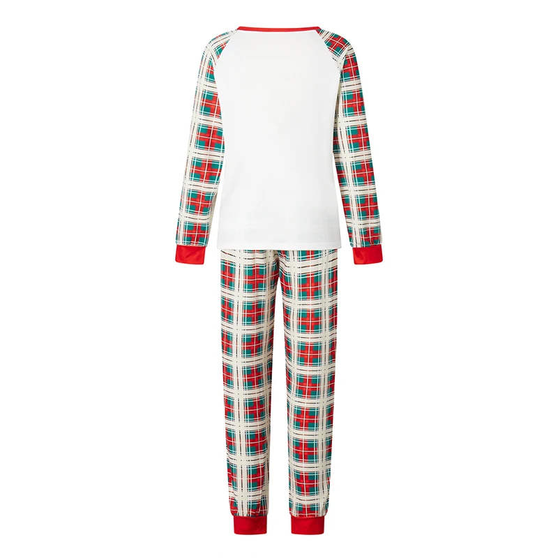 

Matching Family Christmas Pajamas Romper Santa Claus Print Long Sleeve Tops and Snowflake Pants Sleepwear Set