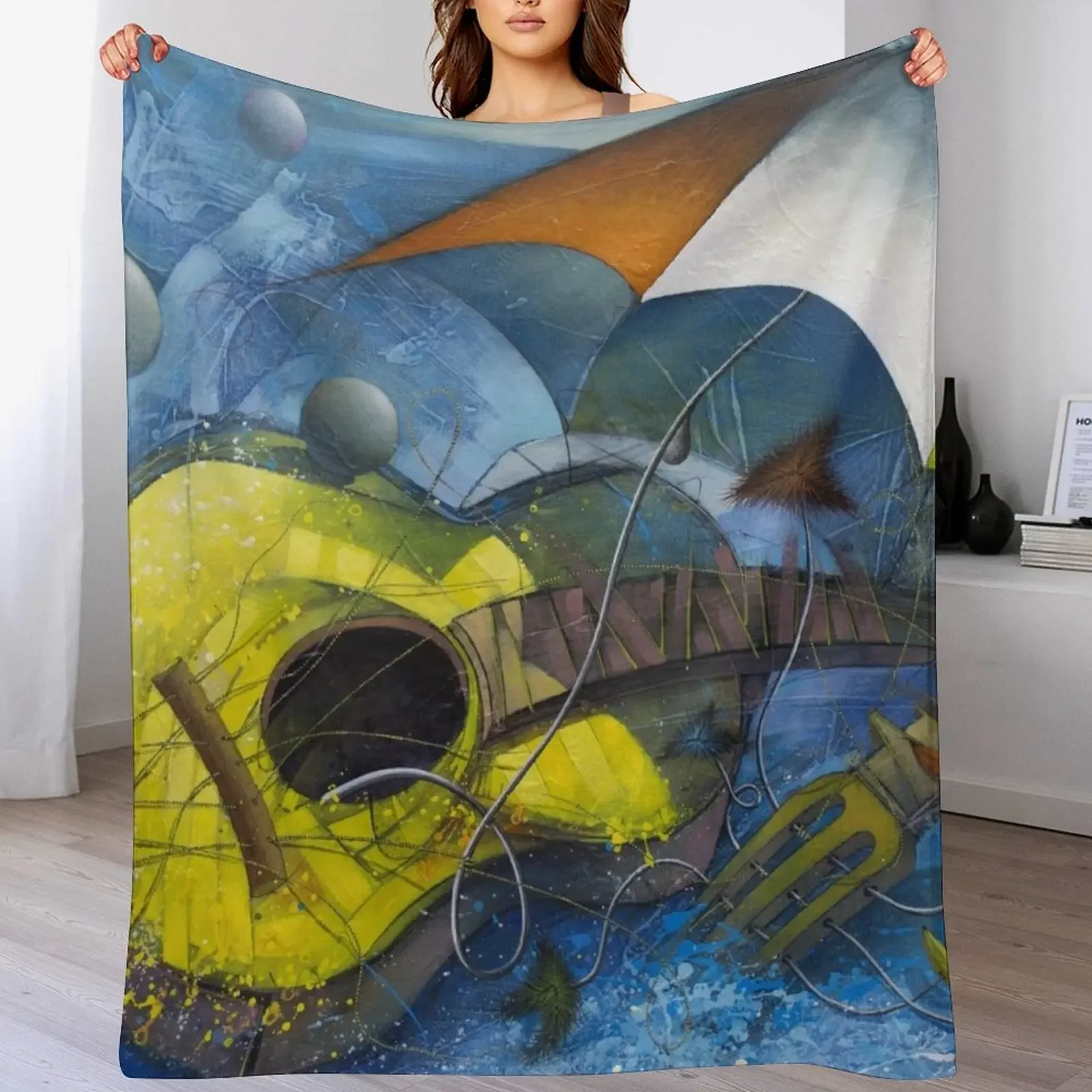 Poor singer Throw Blanket No Pilling Soft Warm Blanket for Bed