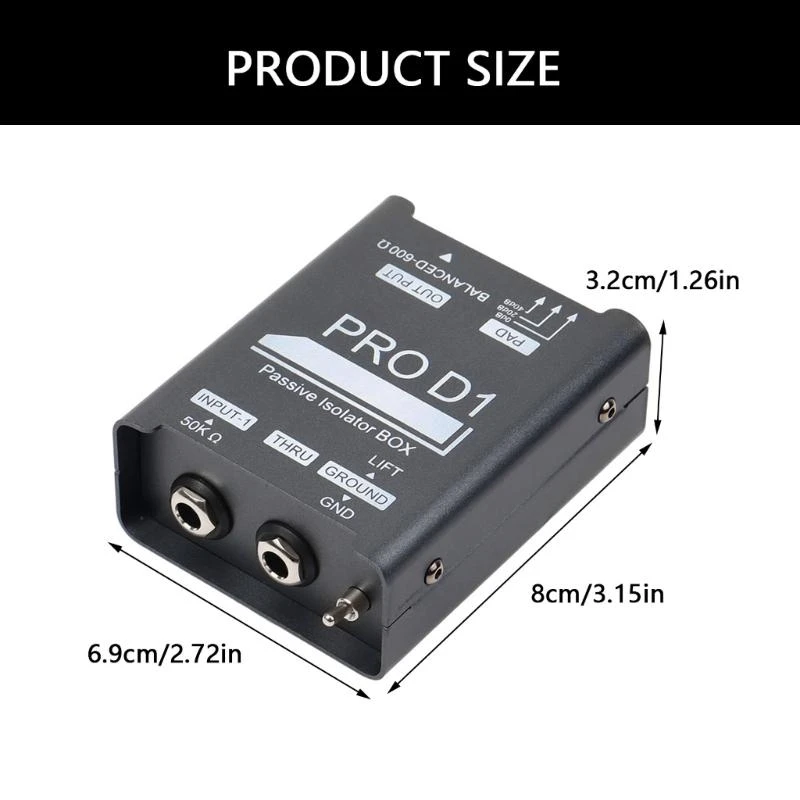 Y2GD Sound Isolator Sound Currents Noise Eliminators 6.5 Isolator Mixers for Guitar