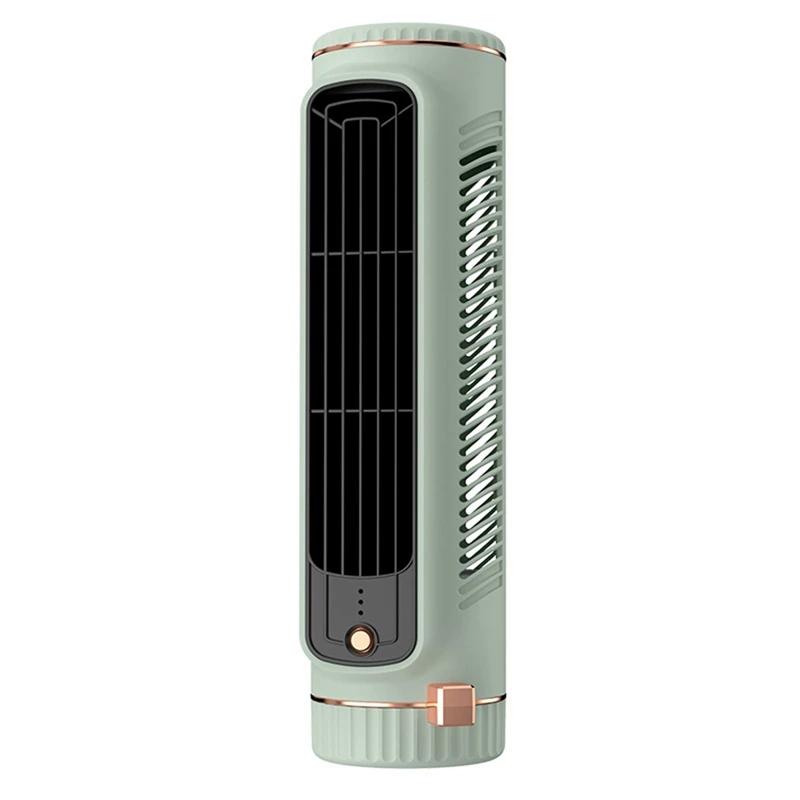 Bladeless Tower Fan Desktop Air Cooler, Portable Silent Office Fan, Indoor Office And Home Use