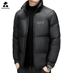 2024 neue Ankunft Winter Herren Jacke Mode Klassische Stehkragen Warme Kälte Beweis Unten Jacke Unisex Outdoor Ski Winddicht parka