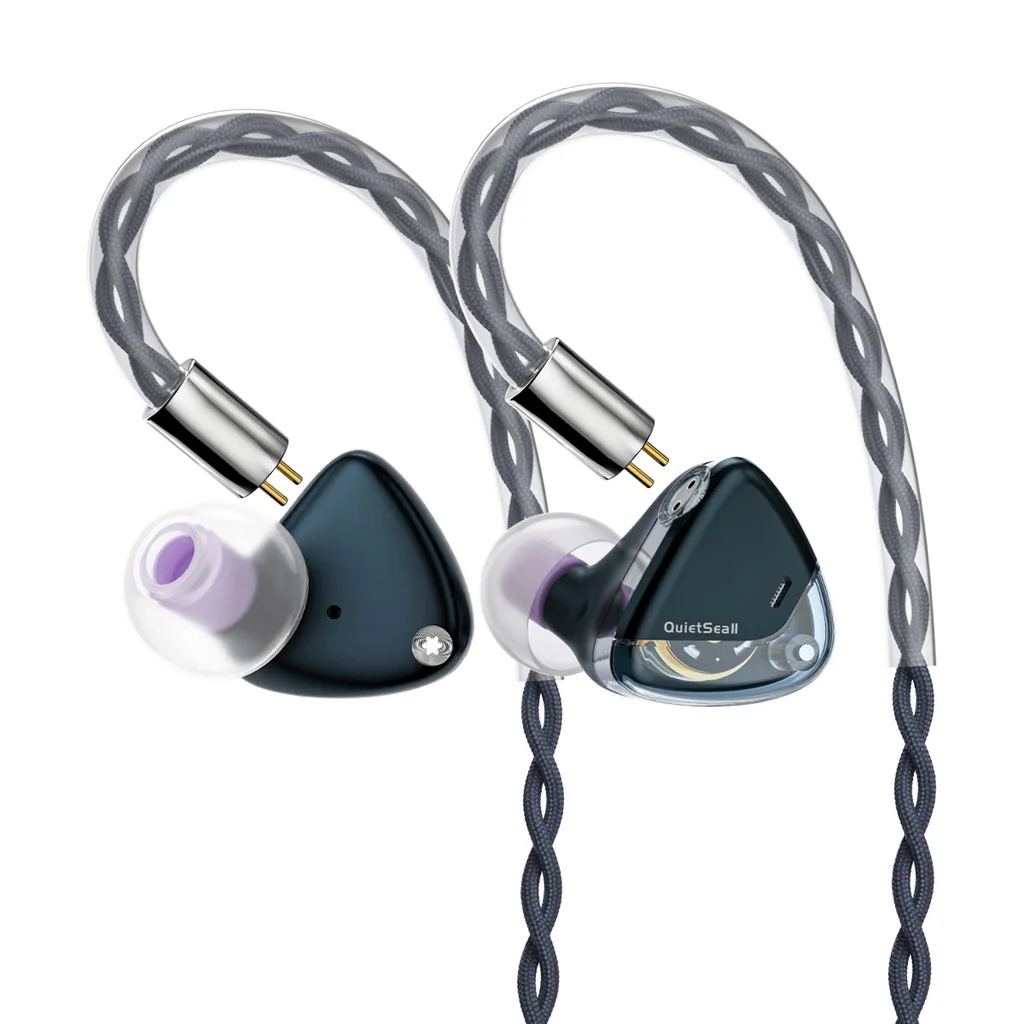 ROSESELSA QuietSea II / QuietSea 2 10mm Dynamic Driver in-ear HiFi Earphone with 3.5mm+4.4mm Interchangeable Plugs IMEs