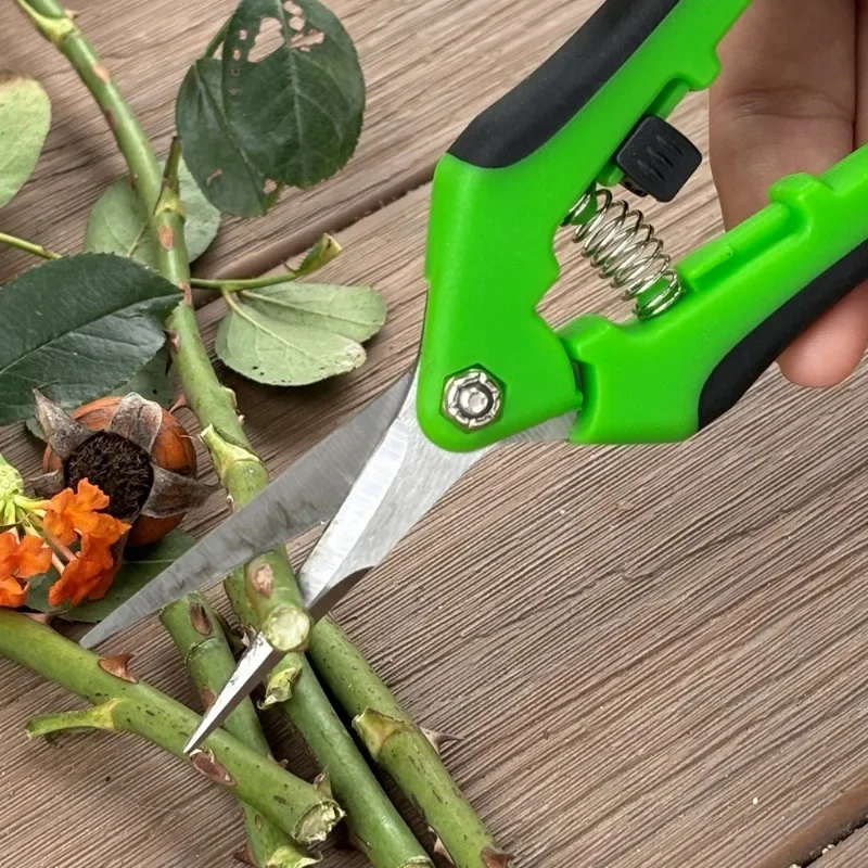 1/3PCS Gardening Pruning Shears Garden Scissors Hand Prun Multi-use Prun Shear Grape Fruit Tree Pick Potted Picking Scissor Tool