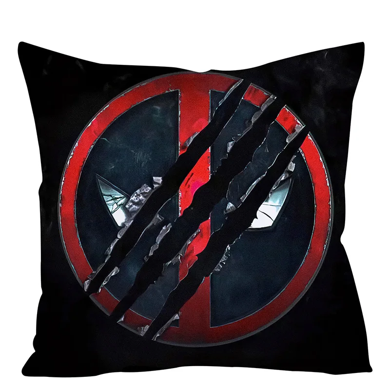 Federe per letto per cuscini 45 x4 5 fodera per cuscino DEADPOOL & WOLVERINE divano cuscino decorativo decorazioni per la casa federa 40*40 Hyunjin