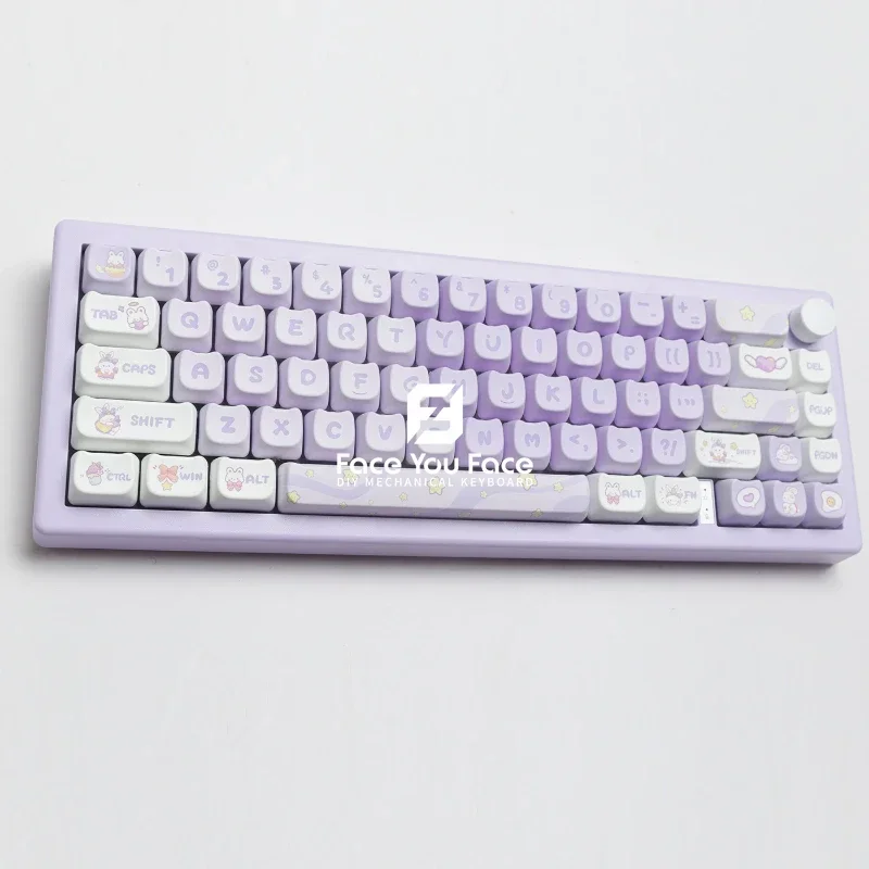 

Dream Rabbit 140 Keys/set MAO Profile GMK PBT Keycaps for Mechanical Keyboard Dye Sublimation Gaming Keycap Custom Gk61