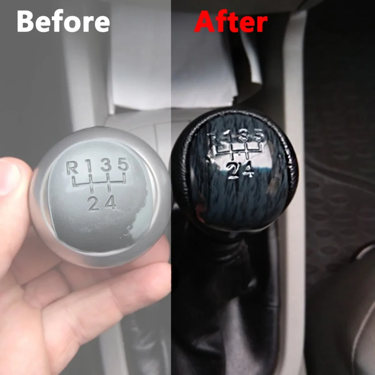 5 Speed Gear Stick Shift Knob For Kia Ceed ED Lever Pen Adapter Replacement 2006 2007 2008 2009 2010 2011 2012 car accessories - view 5