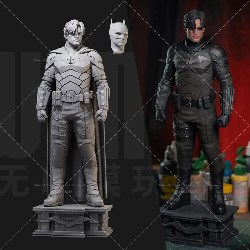 1/24 1/18 Scale DC New Batman Pattinson Edition Alternative Detective Suspense Movie DIY Self-assembled Resin Un-panited Model