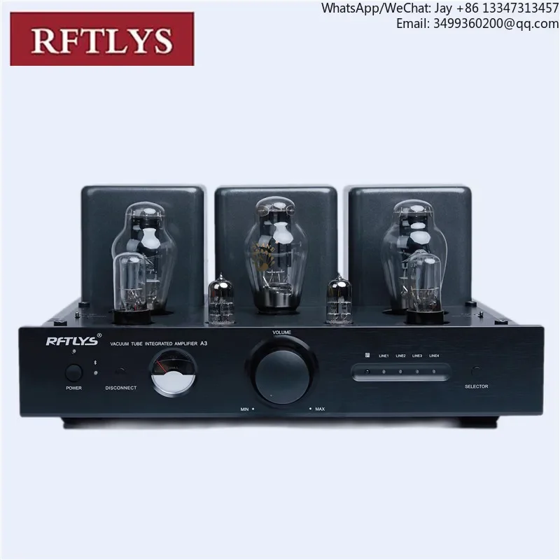 

Rftlys A3 300B BT Tube Amplifier Integrated Class A Single-ended AMP With Remote