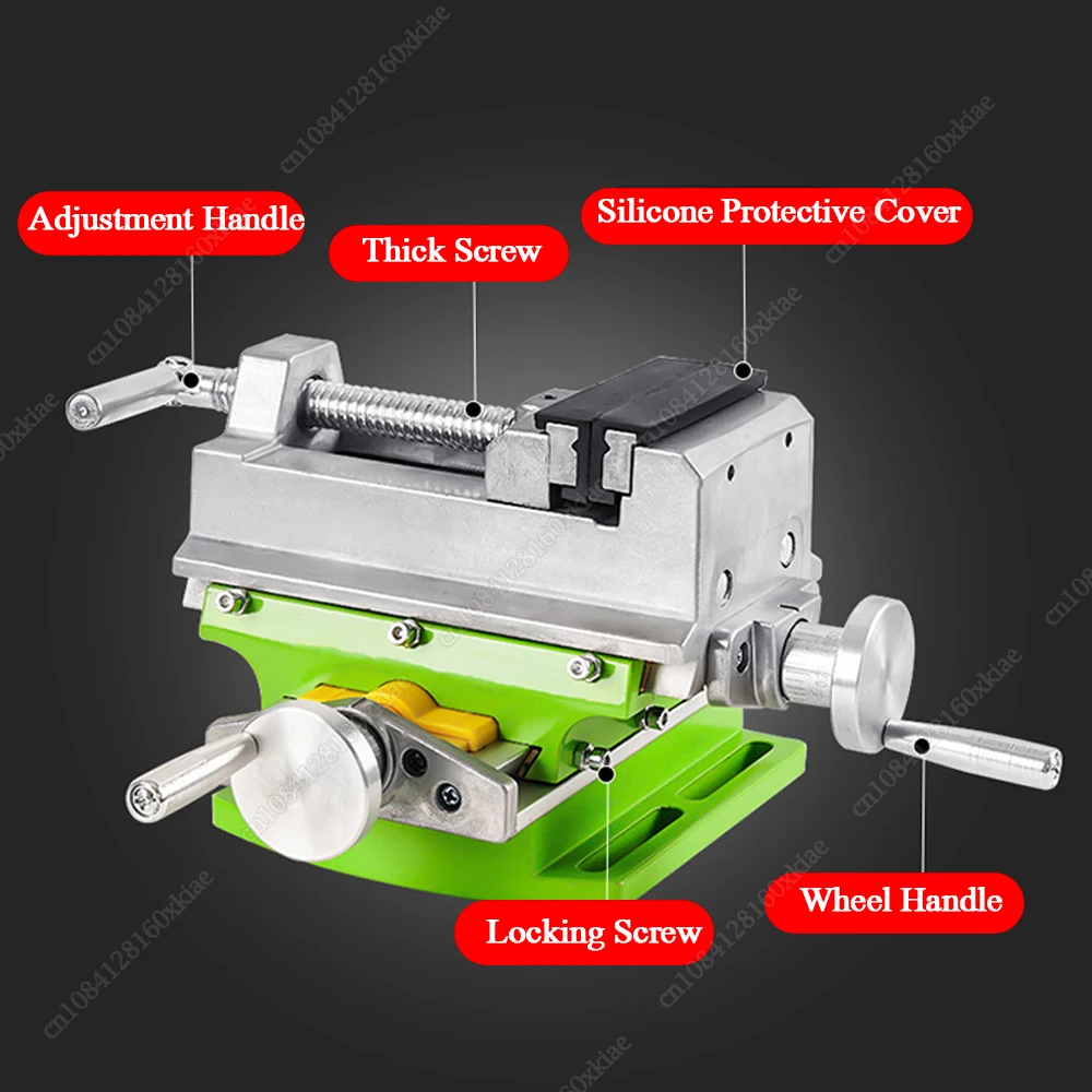 

High Precision Electric Bench Drill Vise Fixture Drilling Machine Variable Speed Heavy Duty Vise DIY Wood Metal Tool New