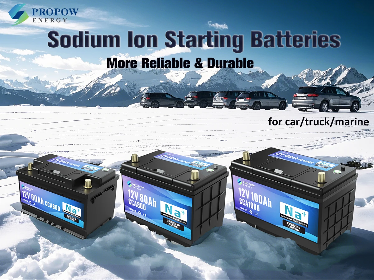 Car Start Sodium Ion Battery Stable Performance In Humid/Harsh Conditions Sodium Ion Battery 48v 12v 60ah 90ah 100ah 200ah view 2
