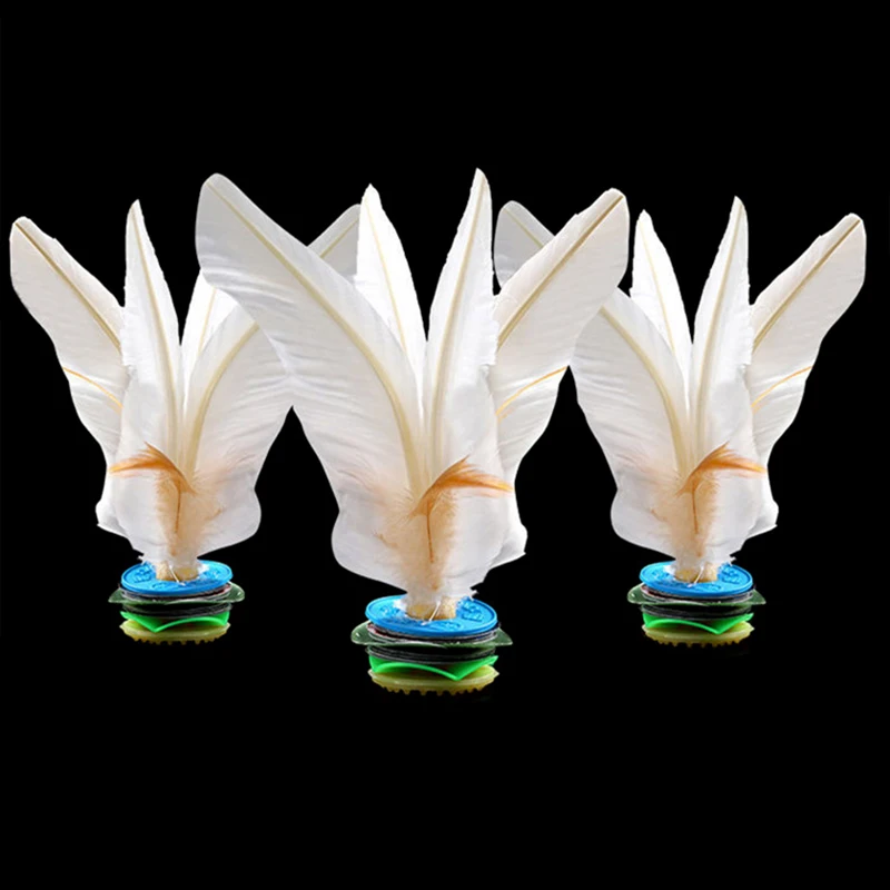 Foot Kick Fancy White Goose Feather Shuttlecock For Physical Exercise China Kick Shuttlecock Fitness Entertainment