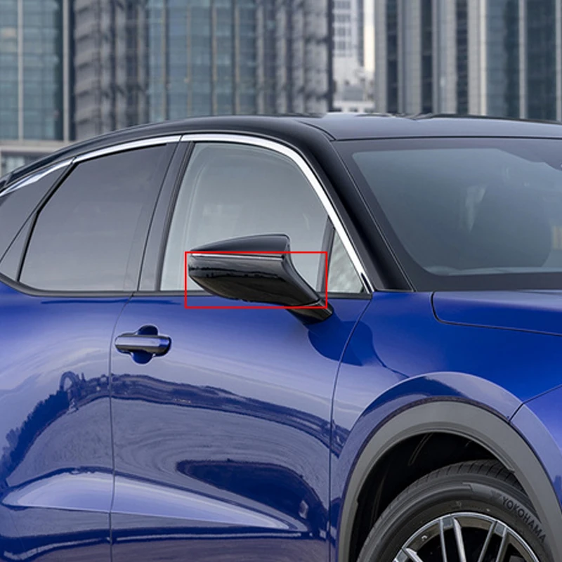 For Lexus LBX 2023 2024 2025 Accessories Rearview Mirror Strip Trim Molding Decoration Stickers W4
