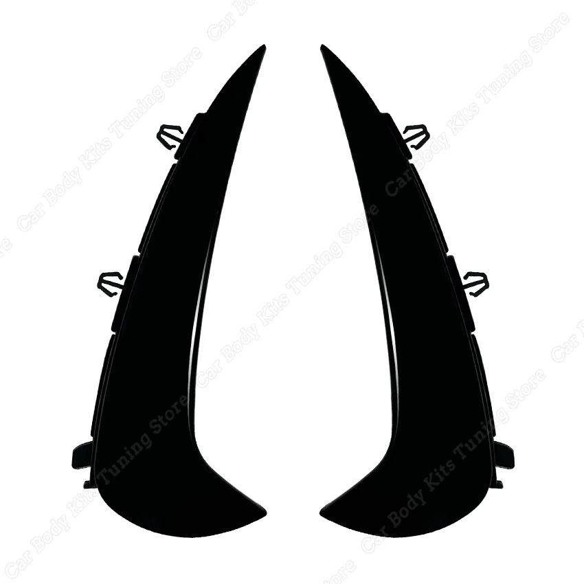 For Mercedes Benz GLC Class X254 AMG Line 2023-2024+ Car Rear Bumper Diffuser Wind Knife Trim Body Kits Gloss Black/Carbon Look