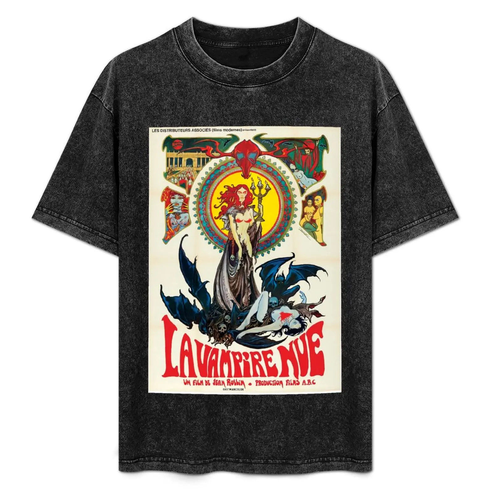 

la vampire nue T-Shirt Plus Size Summer Casual T-Shirt