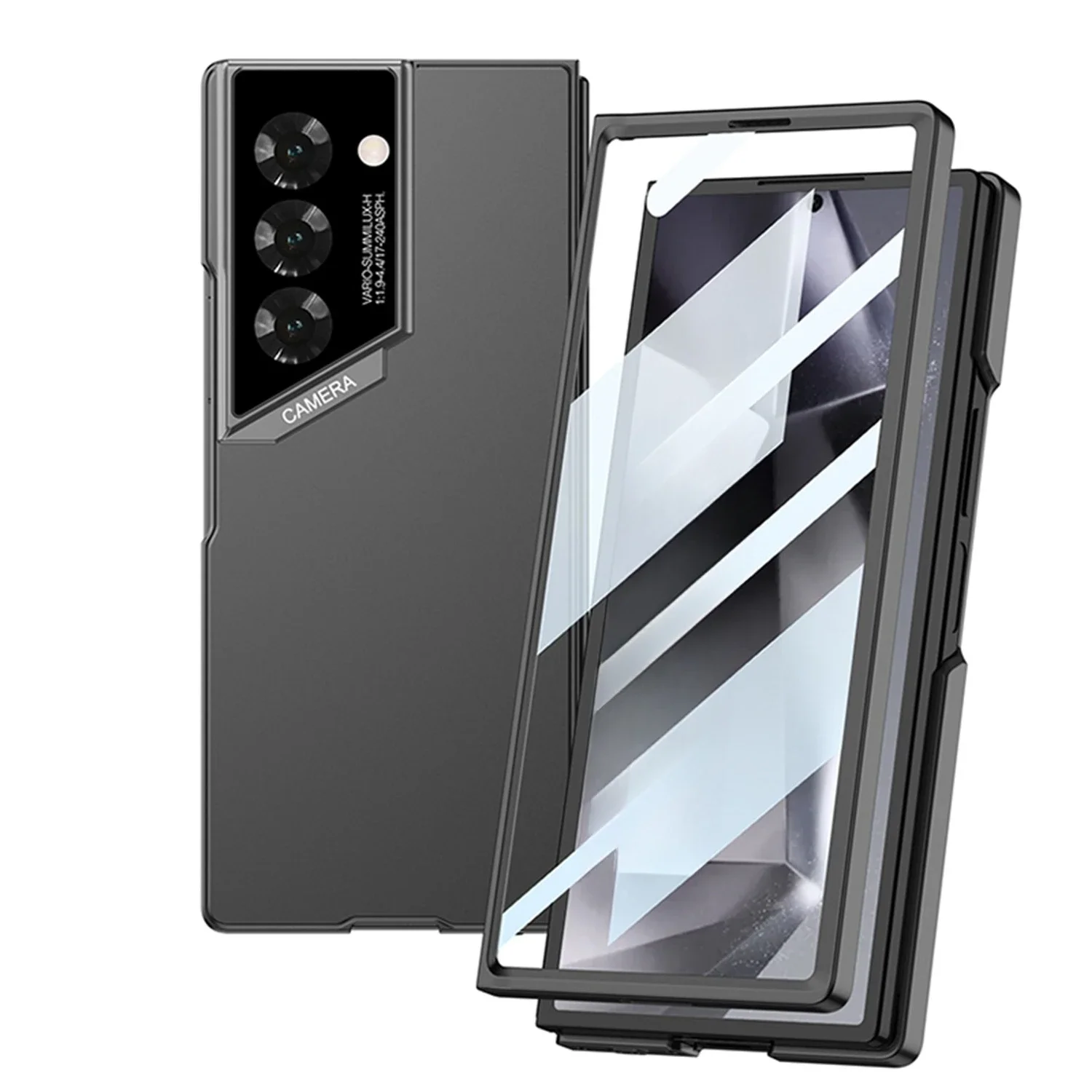 

Защита отверстия для камеры AG Шелковистый ультратонкий чехол для телефона с пленкой из закаленного стекла для Samsung Galaxy Z Fold 7 Fold7 Cover