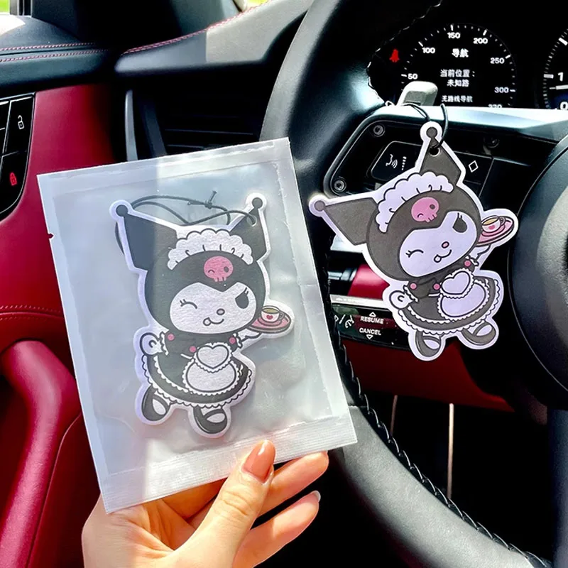 سانريو مرحبا كيتي سيارة العطر ميلودي كورومي طويلة الأمد الروائح العطر سيارة الداخلية إزالة الرائحة سيارة الديكور هدية