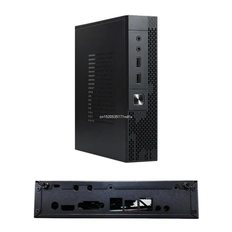 QX02 Mini Desktop HTPC for Case Home Theater ITX Gaming Chassis Dropship