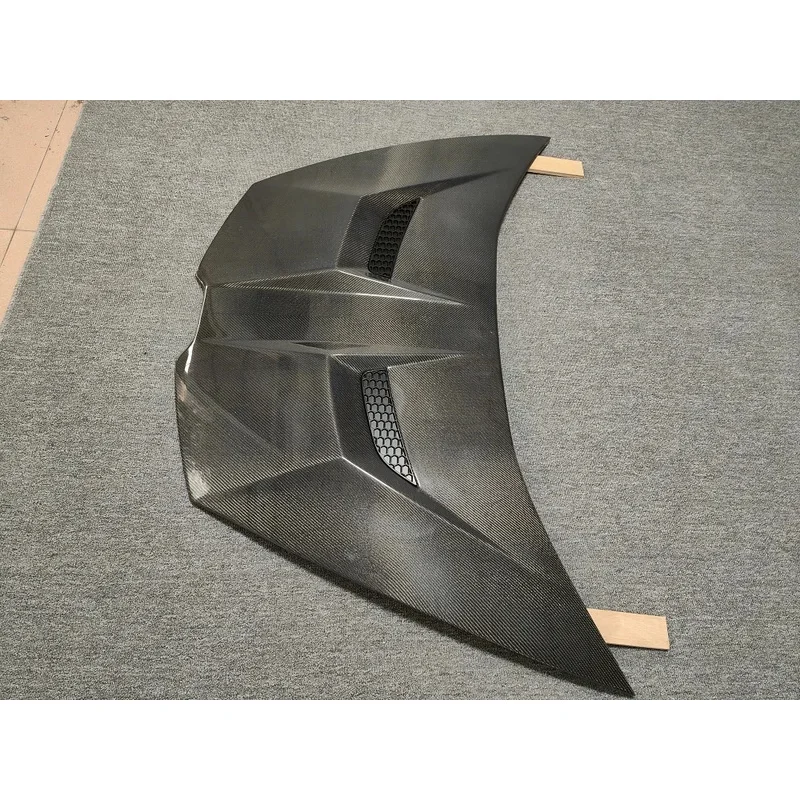 

Premium V Style Double-sided Carbon Fiber Engine Hood Huracan LP610 LP580, Auto Exterior Parts