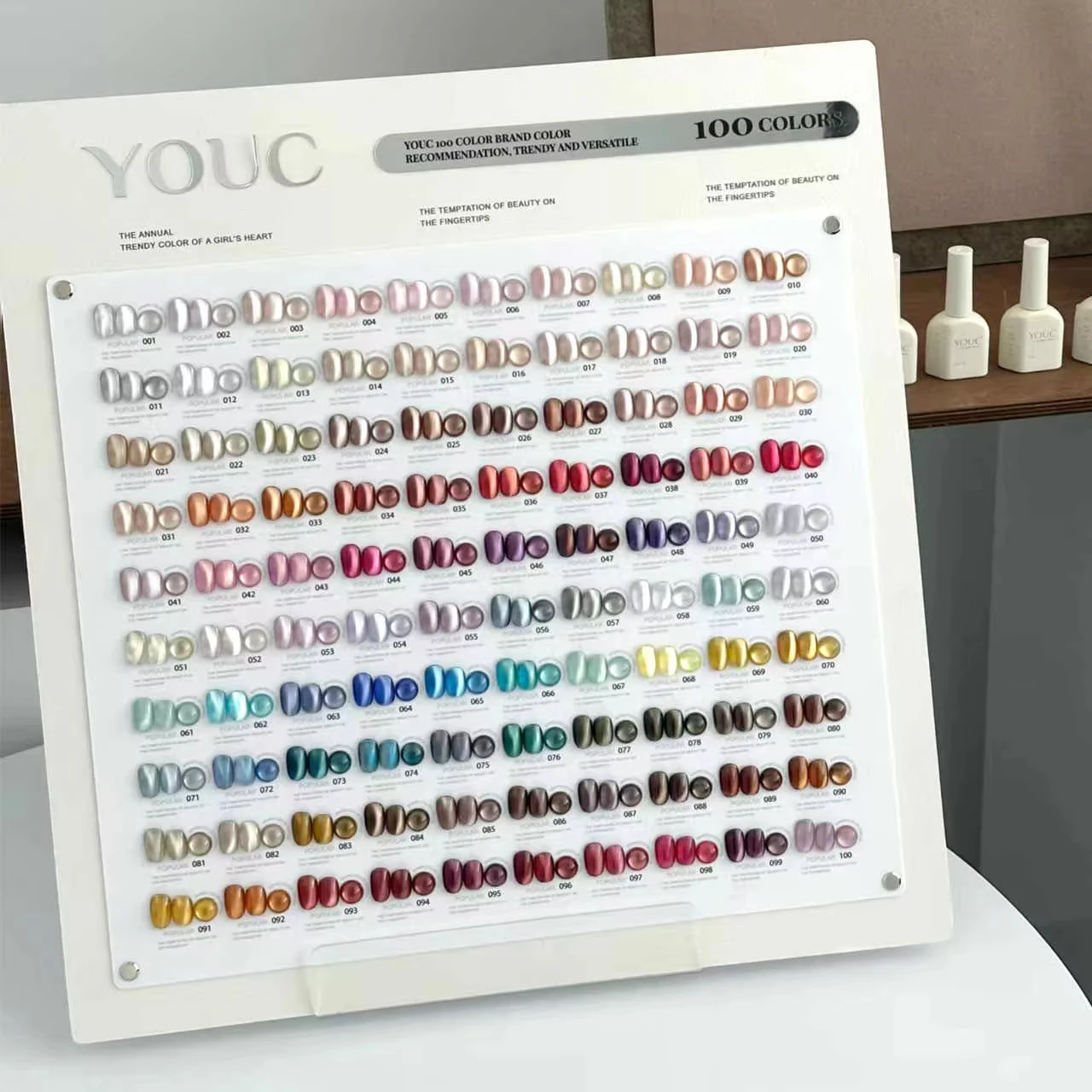 YOUC HEMA&TPO-Free 100 Colors Moonlight Cat Eye Nail Gel Set 2026 Hot Sale Fashion Non-toxic UV Gel for Nail Salon  Wholesale