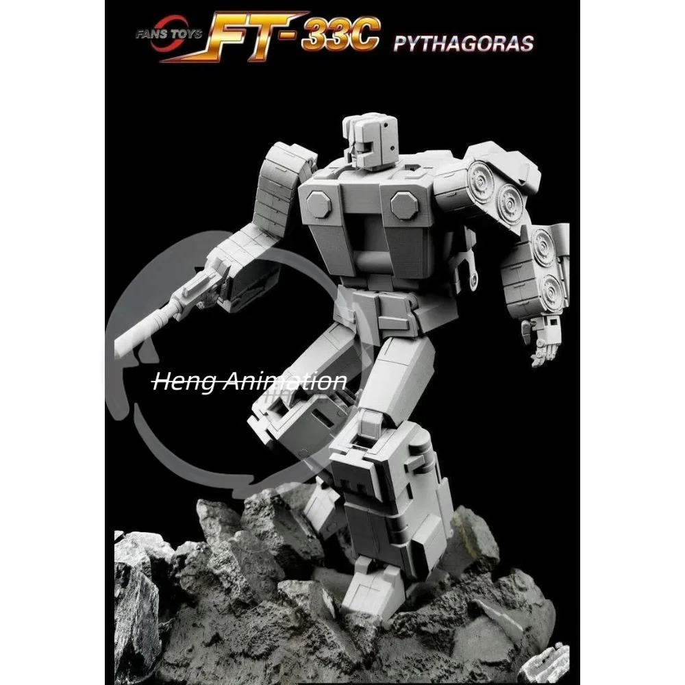 Preventa Fanstoys juguetes transformadores FT33C máquina perforadora cálculo King combinación avión figura de acción modelo figura