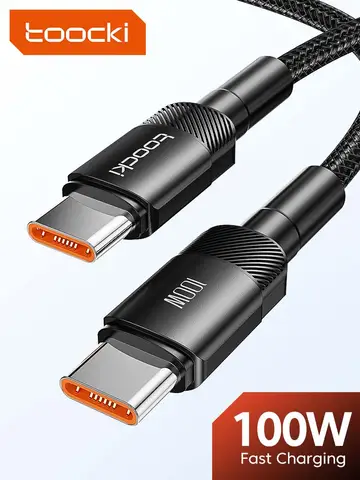 Toocki USB Type C Cable Fast Charging USB C Charger Cord For iPhone 15 14 13 12 11 Huawei P40 P30 Realme Oppo Oneplus Power Bank