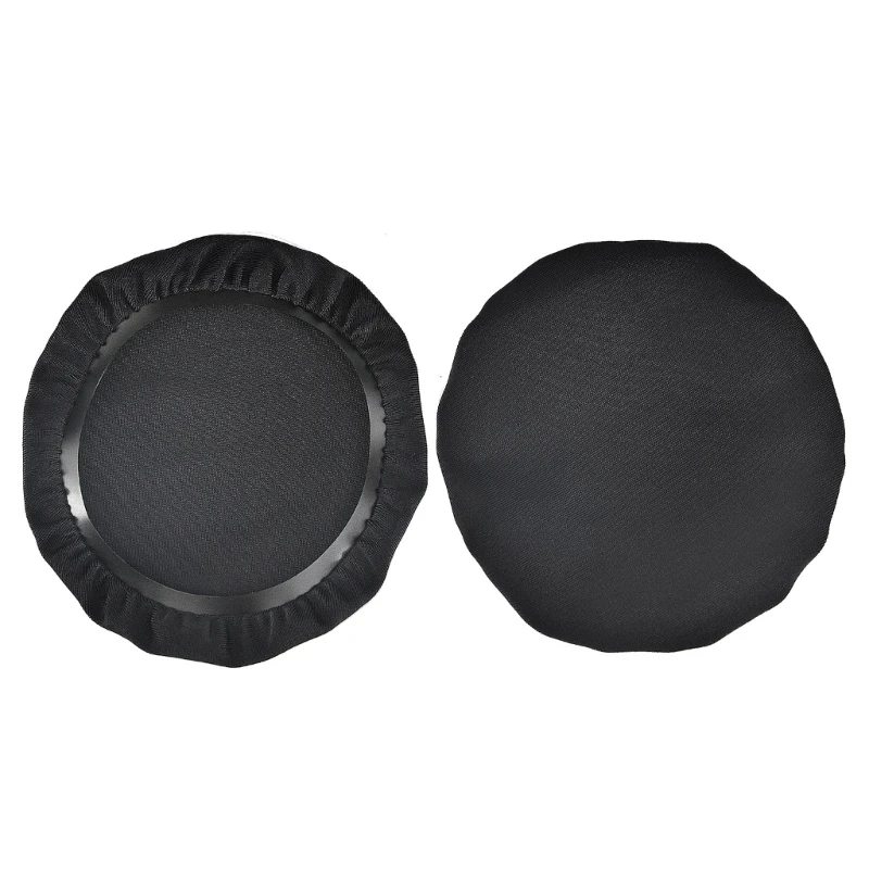 2 個の伸縮性ヘッドフォン イヤーパッド カバー、洗えるイヤーパッド汗ガードにより、衛生性と快適性が向上します。