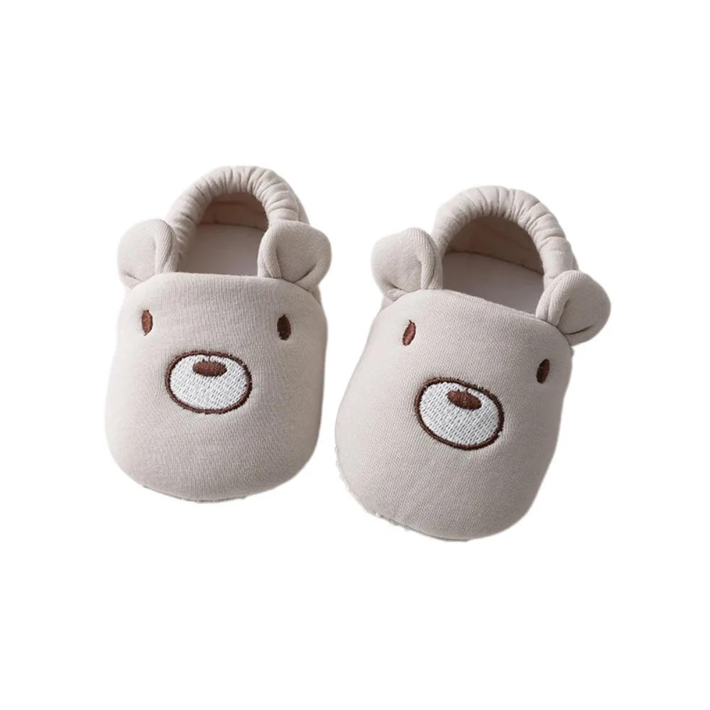 

Fashion Cotton Baby Shoes Animal Pattern Anti Slip Infant First Walkers with Ears Soft Newborn Socks Shoes for Newborn