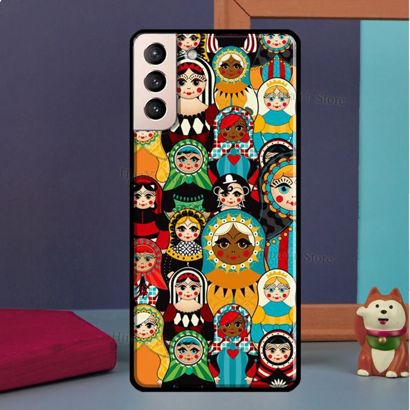 Russian Dolls Matryoshka Soft Cover For Samsung Galaxy S20 FE S8 S9 S10 Plus Note 10 Note 20 S21 Ultra Back Case