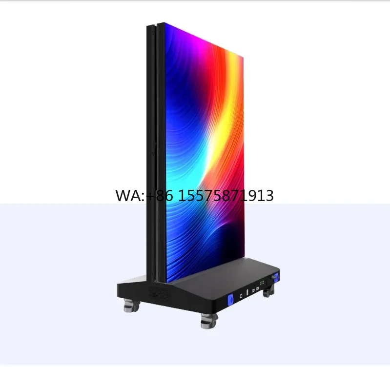 

Светодиодный рекламный экран P1.8 P2.5 для помещений, напольный, цифровой, складной, для рекламных постеров