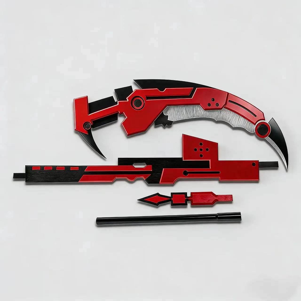 

Rwby Ruby Rose Crescent Sickle Weapons Cosplay Prop Model For Halloween Christmas Fancy Party Costume Accessories Prop