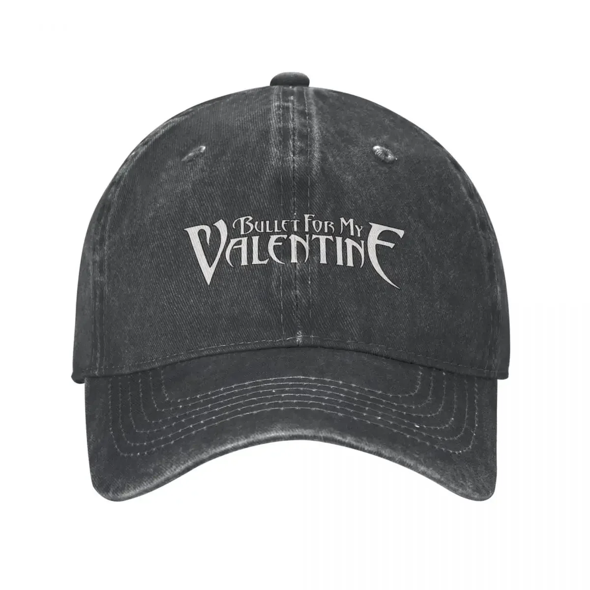 Bullet For My Valentine Logo Baseball Caps Unisex Distressed Washed Headwear Music Outdoor Running Caps Hat