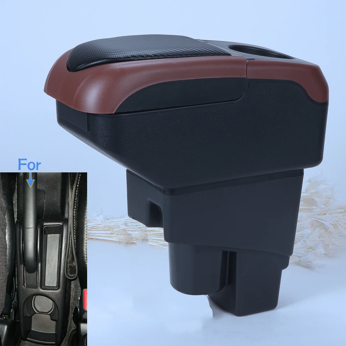 

Для Honda Jazz 1, подлокотник для Honda Fit Jazz 1, автомобильный подлокотник, ящик для хранения подлокотников 2004 2005 2006 2007, автомобильные аксессуары