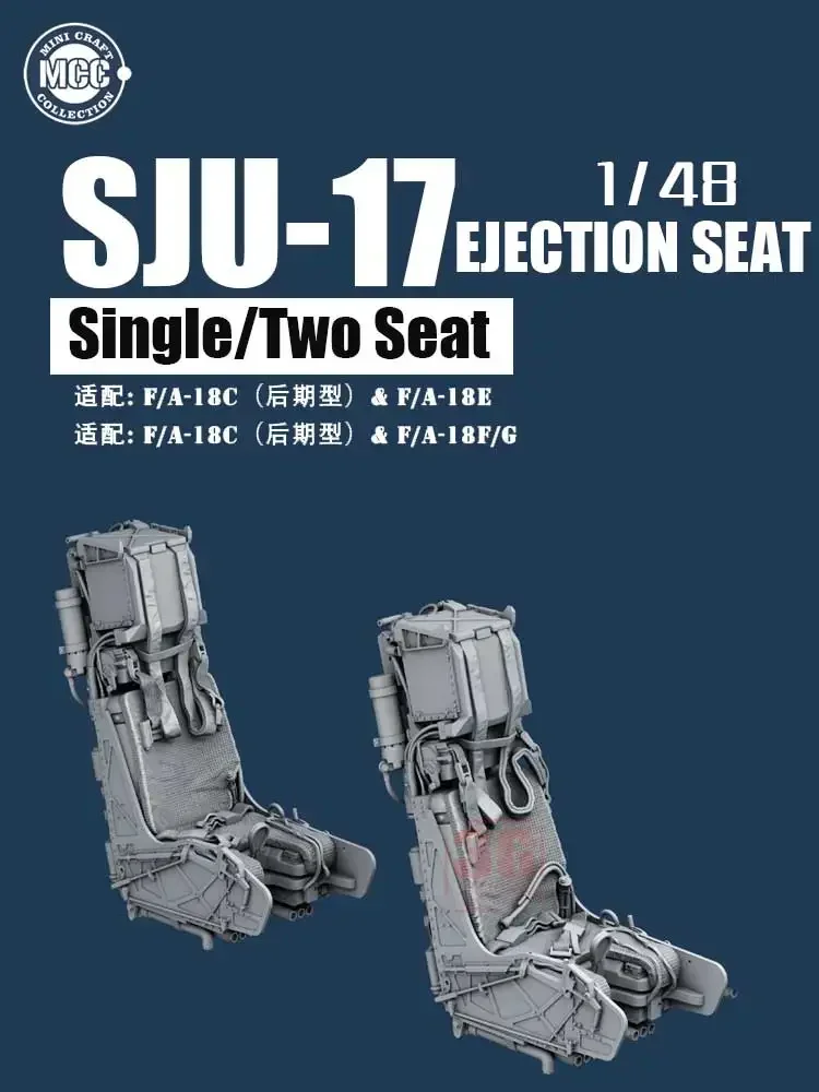 MCC 4819/20 SJU-17 ejection seat, single/double seat, for F/A-18C/F/G 1/48 resin print