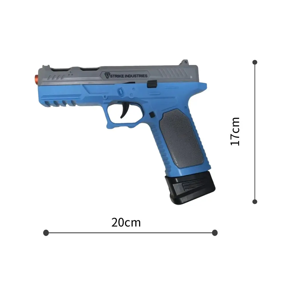 Pistola a proiettile morbido di alta qualità Manuale G17 Glock Pistola giocattolo Rivista inferiore Sport all'aria aperta Cs Armi da gioco Regali per bambini in sicurezza