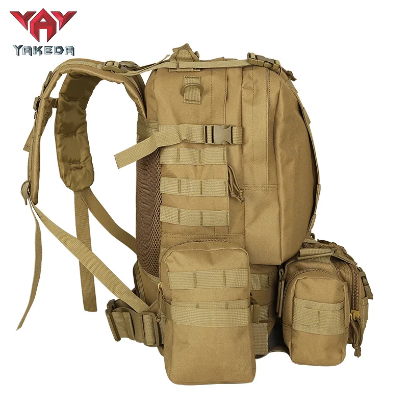 Imagem -04 - Yakeda-molle Mochila Tática Funcional para Homens e Mulheres Mochila Tática Caminhadas ao ar Livre e Bolsa de Treinamento Esportivo