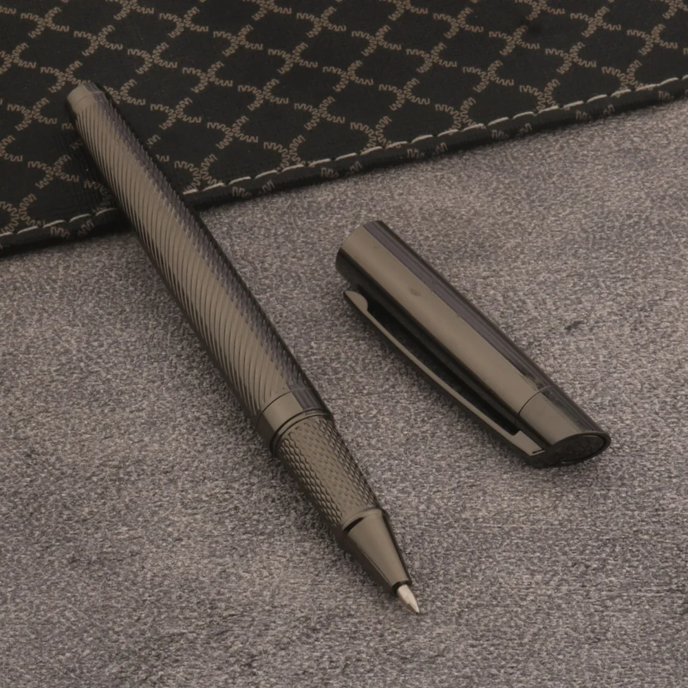 

1 шт., металлическая шариковая ручка-роллер, пистолет, серые канцелярские принадлежности, офисные школьные принадлежности, шариковая ручка