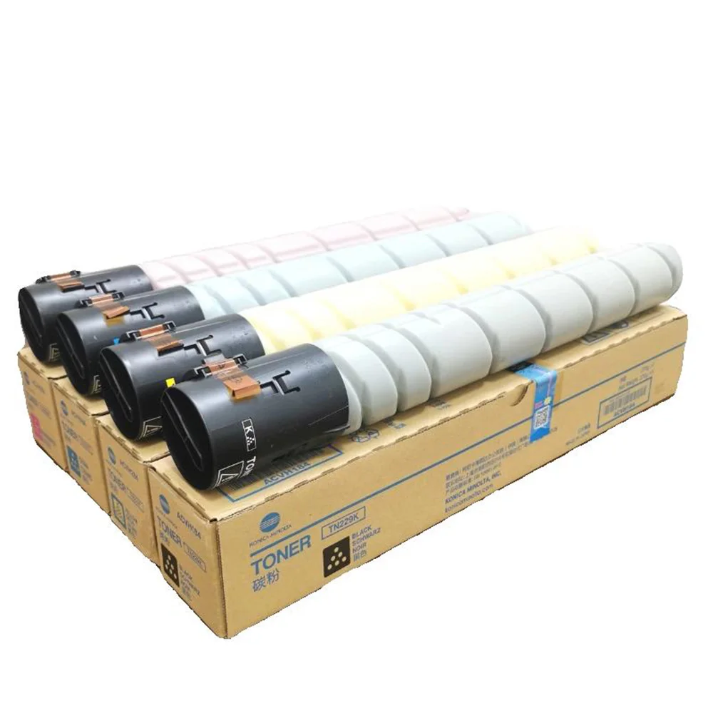 1set 4X TN229 Original CMYK Toner Cartridge for Konica Minolta Bizhub C7228i C7222i TN229-H High Capacity Toner Cartridge