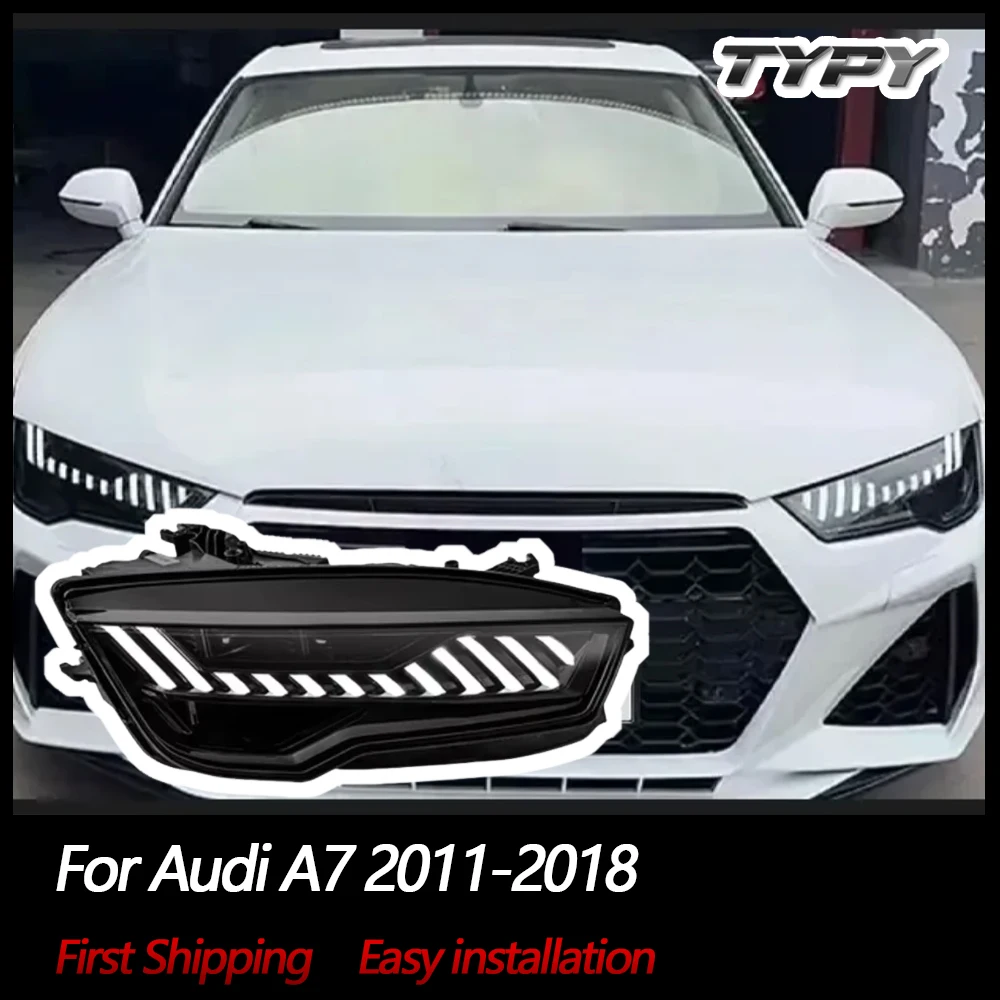 

TYPY Car Lights For Audi A7 Headlight 2011-2018 Headlight LED Projetor head Lamp Daytime Running Light Automotive Accessories