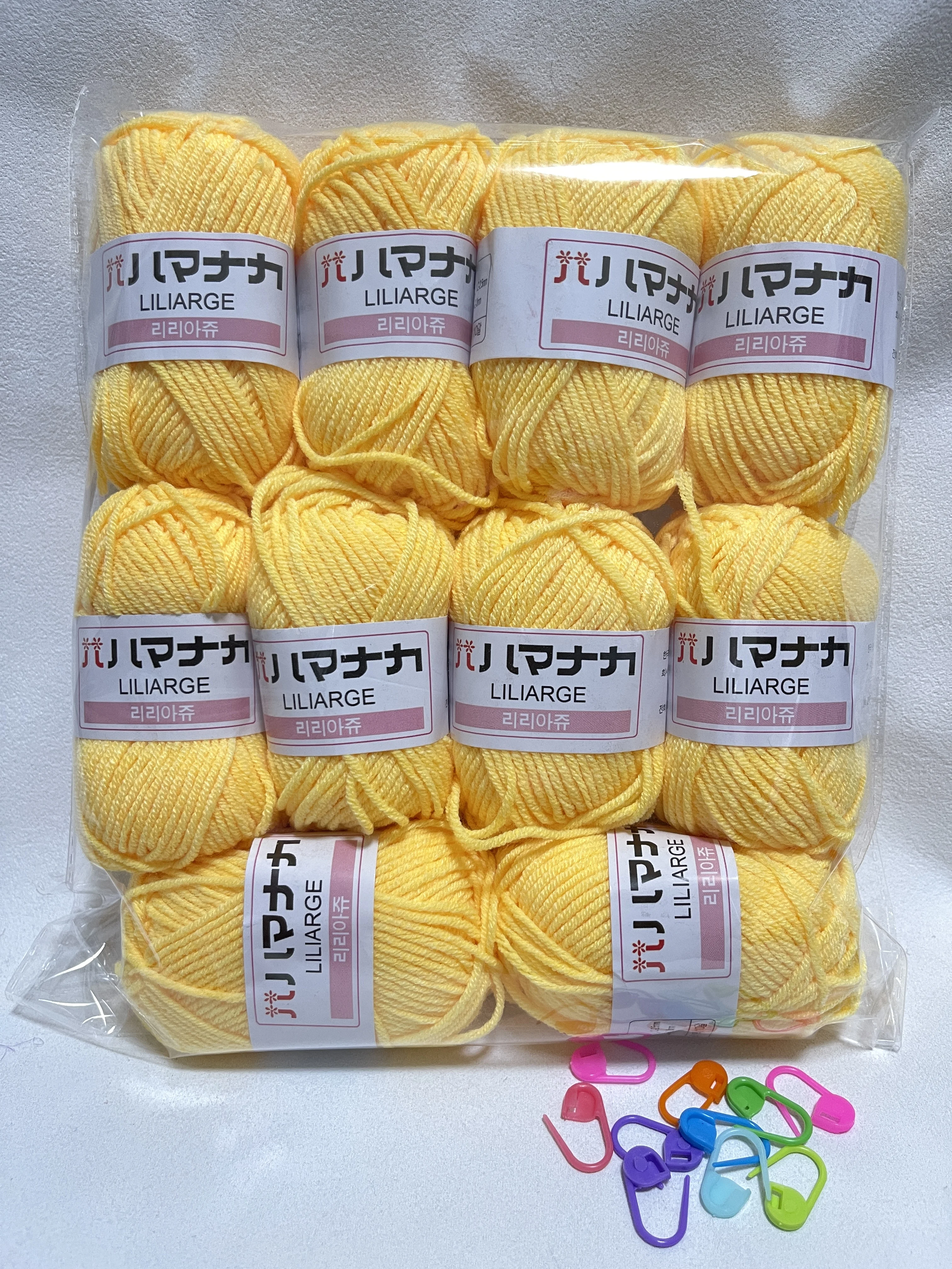 10 Stück, insgesamt 250 g, Milch-Baumwollgarn-Kombination, 4 Stränge, weiches Babywollgarn-Set für DIY-Häkelpuppen, Taschen, Hüte, Häkellinie