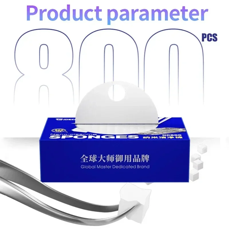 MECHANIC NC800 Nano Spong Cleaning  Precision Tweezers SS-046 3 In1 IC Phone Repair Cleaning Brush Repair Hand Tools Set