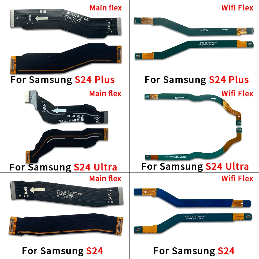 New Main FPC LCD Display Connect Mainboard Flex Cable Ribbon Ribbon For Samsung S24 S921 S24 Plus S926 S24 Ultra Wifi Flex Cable - Image 3