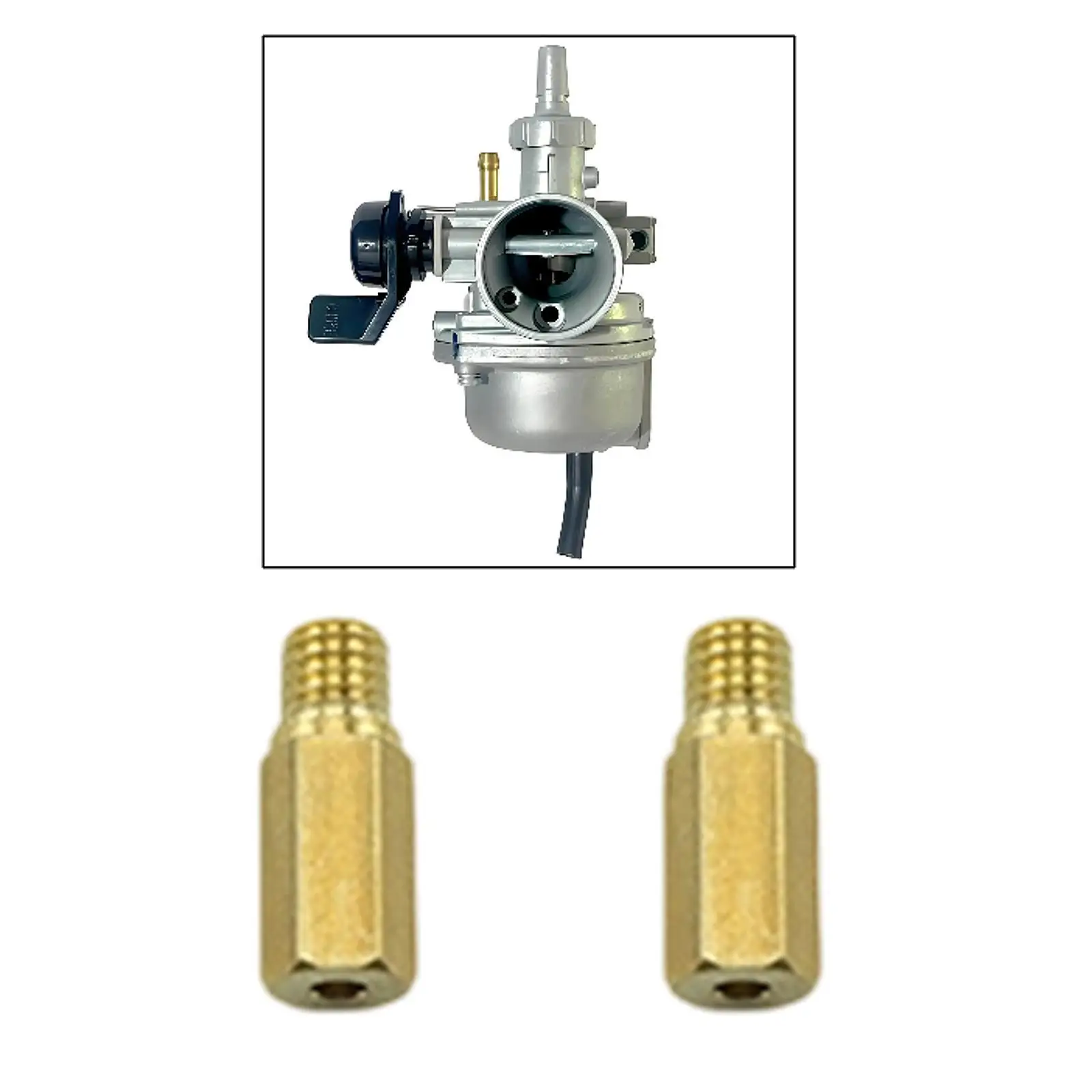 

Carburetor Main Jet Carburetor Jet Garage Multifunction Nozzle Sturdy Copper Replacement for Automotive Maintenance