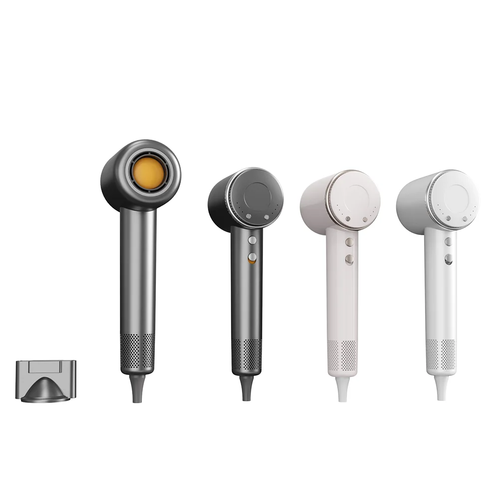 1600W High-Speed Hair Dryer - Strong Wind Fast Drying Silent Negative Ion Hot & Cold Air Hair-Friendly