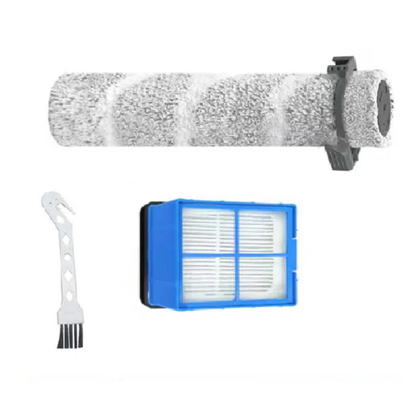 A76G-For BISSELL Crosswave Omniforce Edge 3930F, 3933, 3999Z, V2 Floor Scrubber Replacement Parts Main Brush And Filter Set