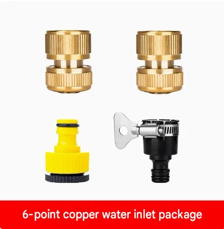 Plastic and Brass Garden Hose Connectors Quick Water Fittings with Multiple Adapter Options