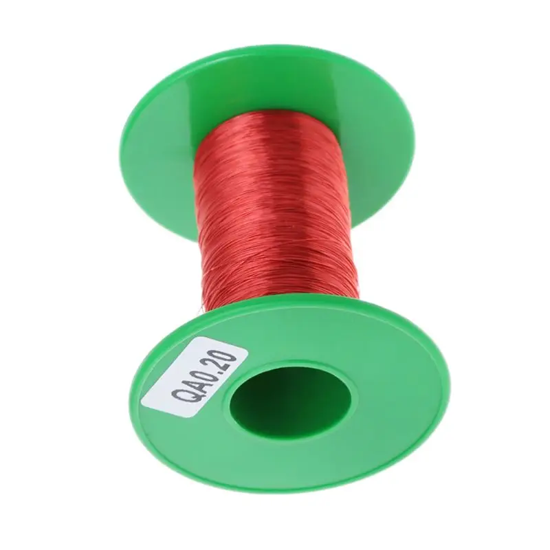 100m QA Polyurethane Enameled Wire 0.2mm Welding Wires Coil Winding