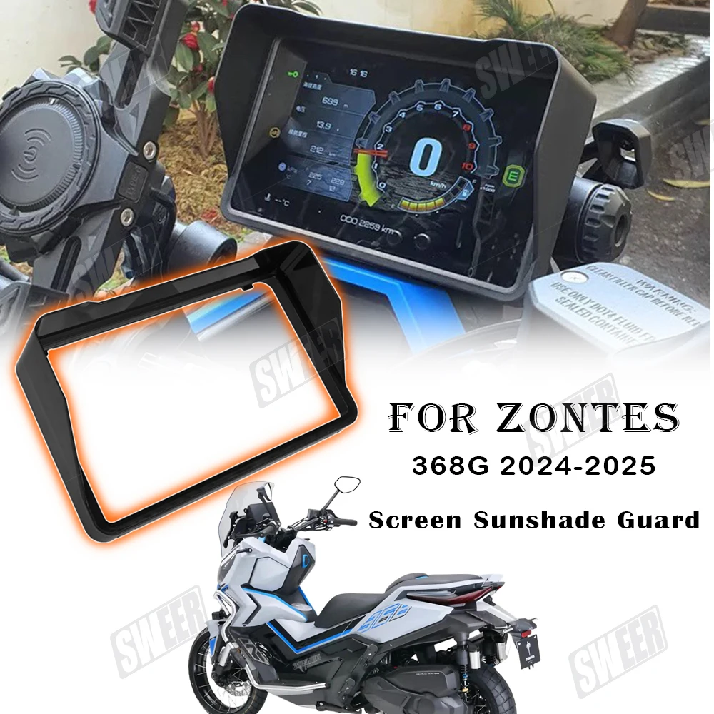 Motorcycle Instrument Cover Fit For ZONTES 368G ZT368G 2024-2025 Motorcycle Sun Visor Cover Instructment Screen Sunshade Guard