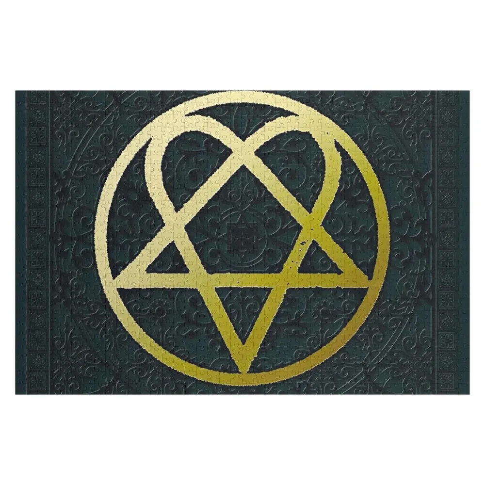

Heartagram Him Band Love Metal Cover Ville Valo Heartagram Jigsaw Puzzle Toddler Toys Custom Kids Toy Puzzle